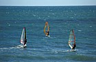 Windsurfers Marazion Cornwall