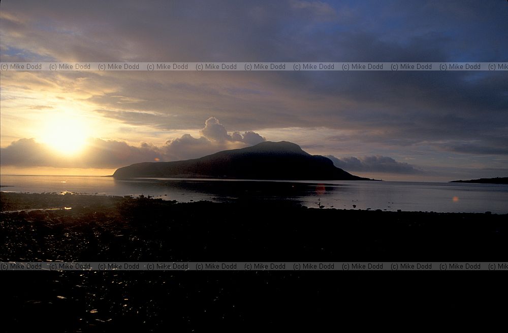 Sunset Isle of Arran Scotland