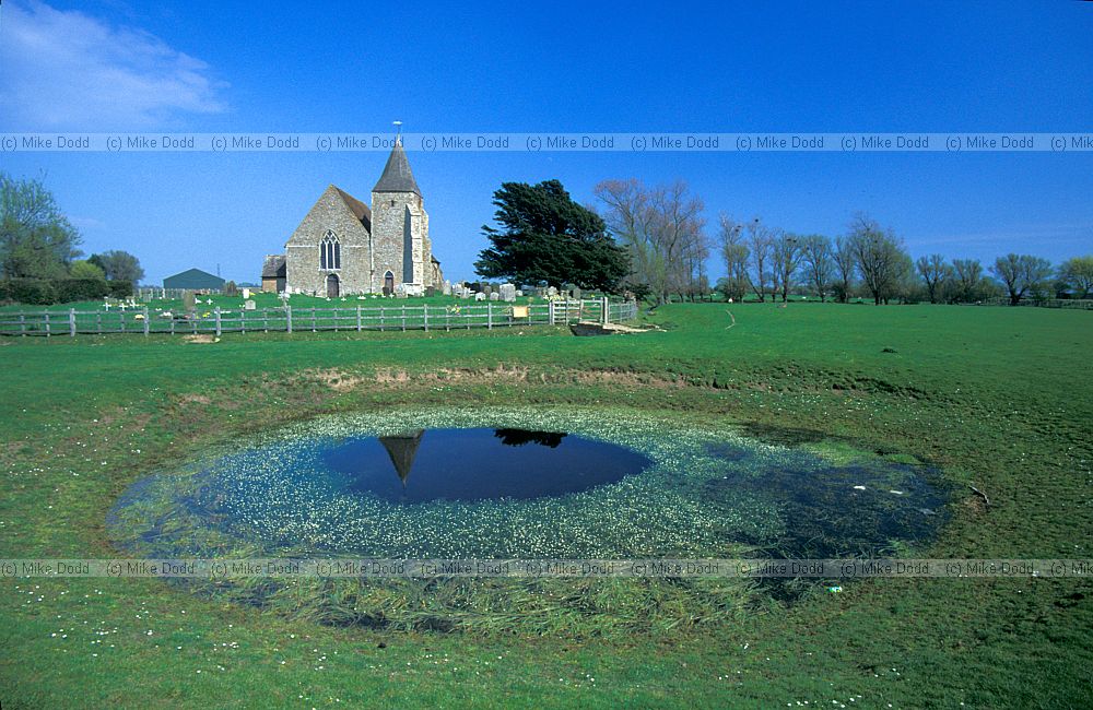 Round pond Old Romney, Kent