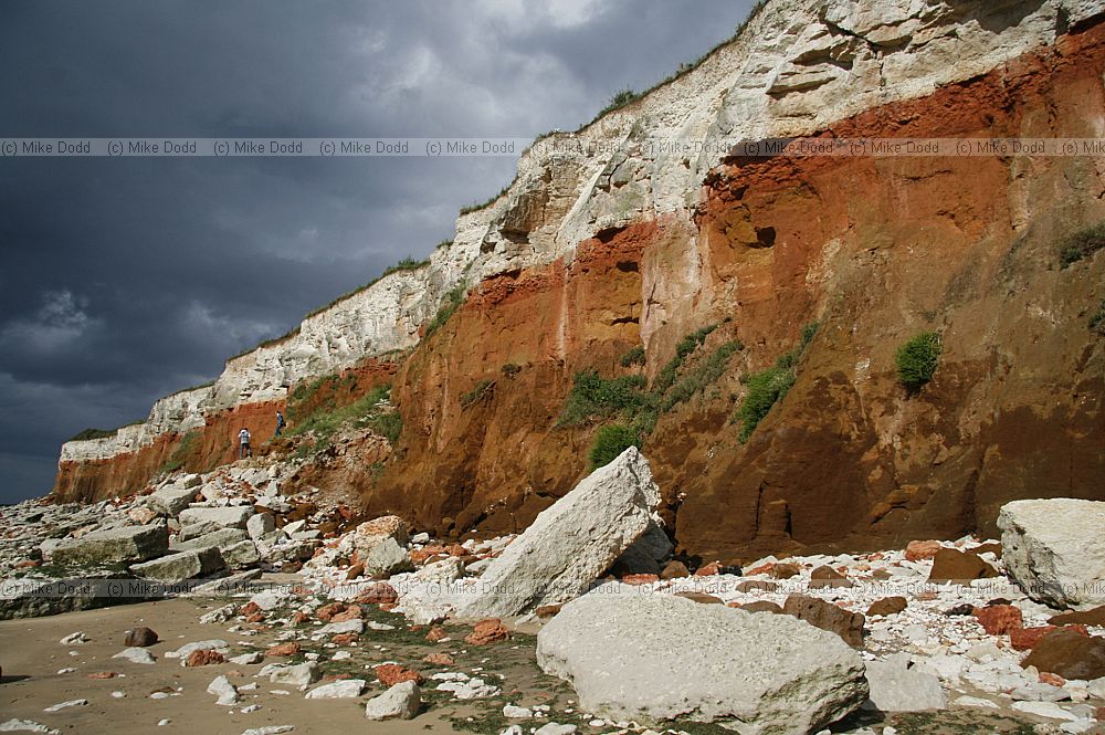 Red chalk cliffs Hunstanton