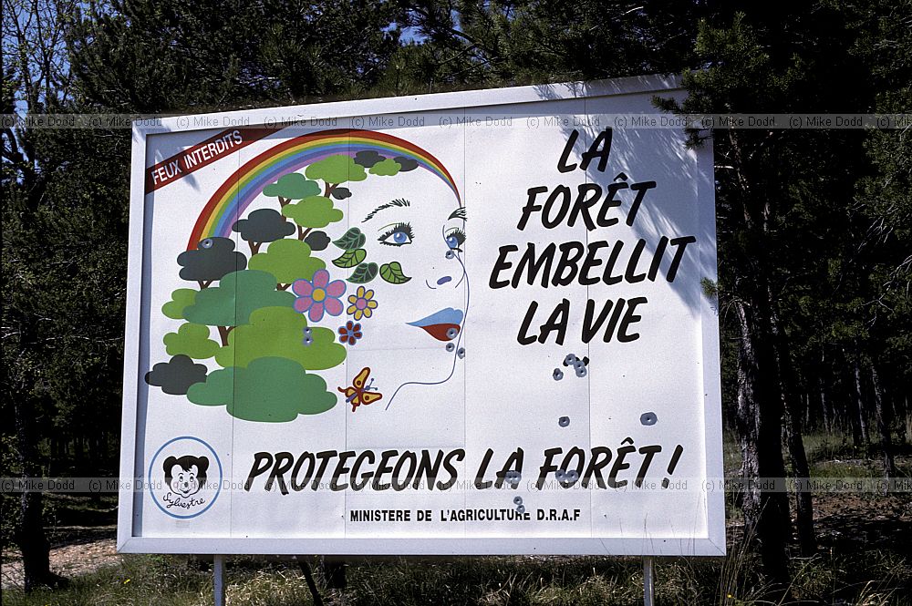 Forest life sign