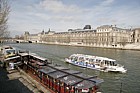 Seine and Louvre Paris