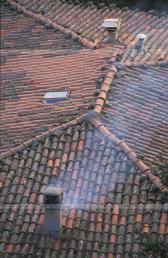 Roof of house Roccalberti