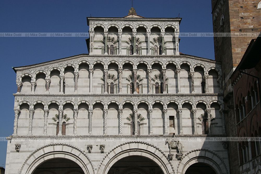 Lucca cathedral Piazza San Martino