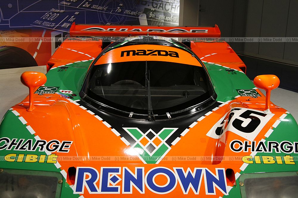 Mazda rotary engine 787B racing car that won Le Mans 24 hour race