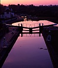 Sunset at Three locks Buckinghamshire