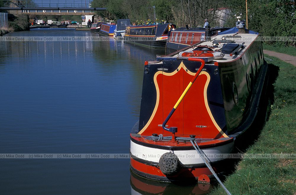 Canalboats, Grand union canal, Fenny Stratford, Milton Keynes