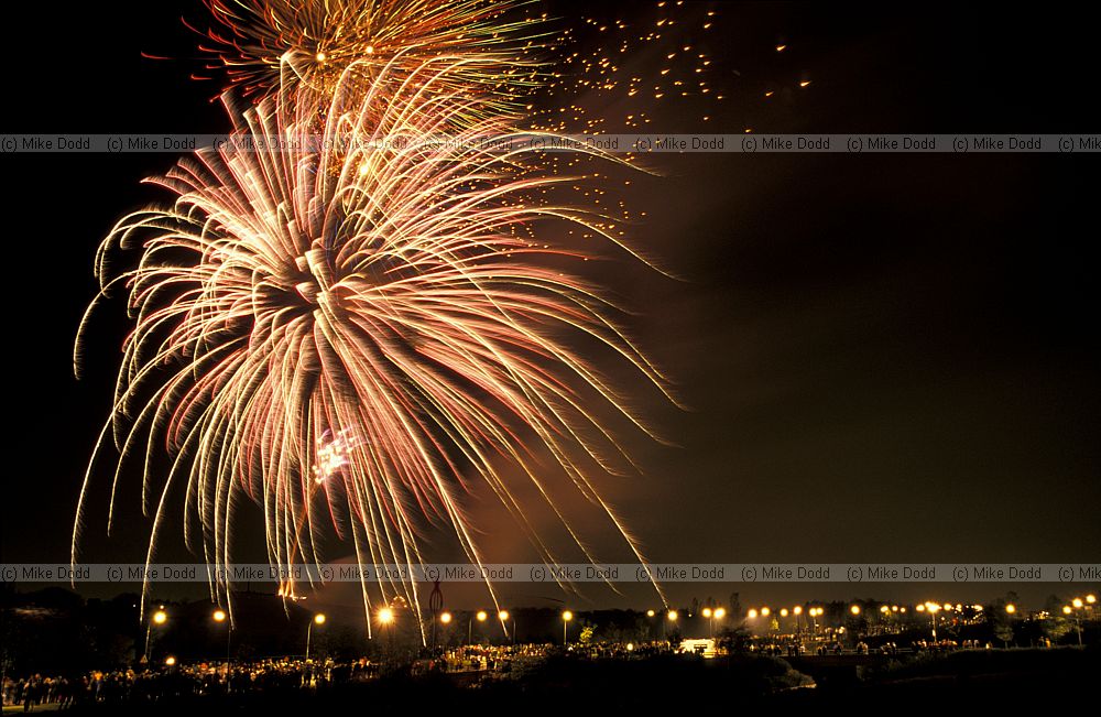 Fireworks, campbell park, Milton Keynes