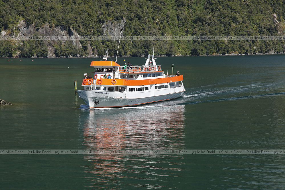 Milford Haven tourist boat Milford Sound