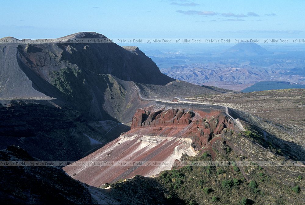 Mount Tarawera volcanic rift