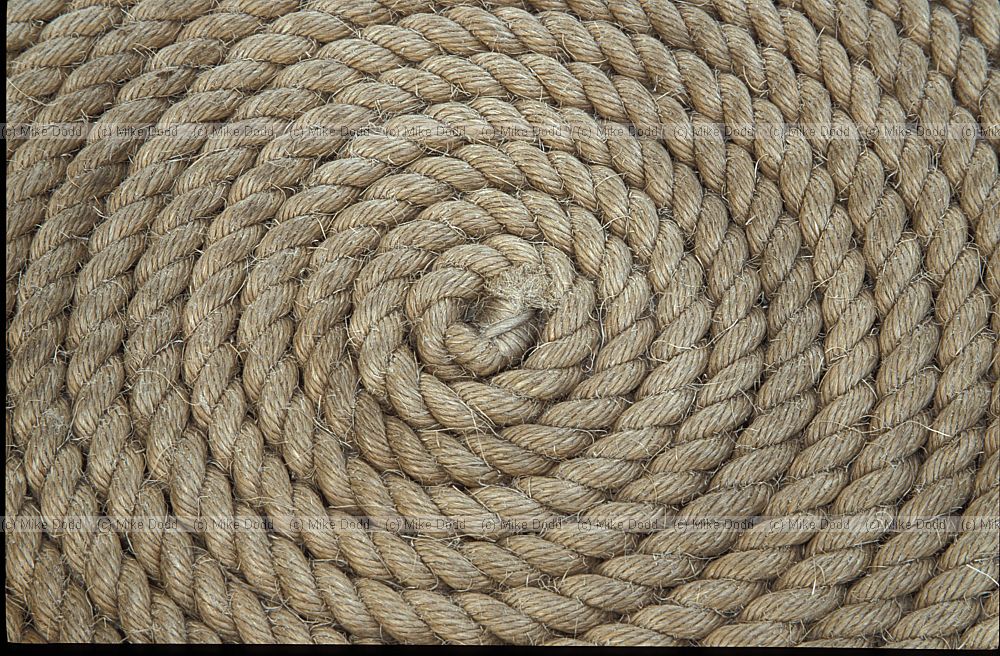 Rope coil Eden project St Austell