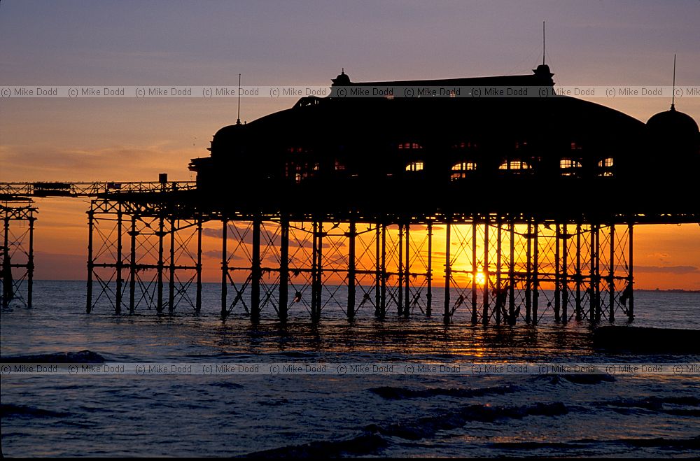 West pier Brighton sunset Sussex