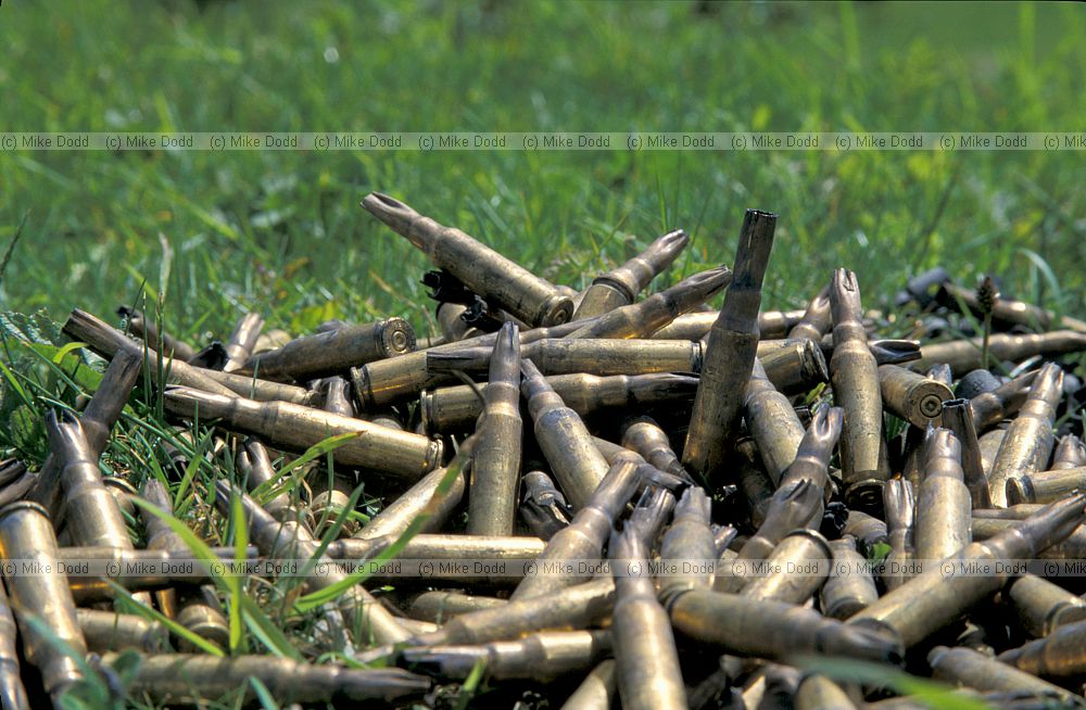 Bullets salisbury plain spent cartridges from machine gun