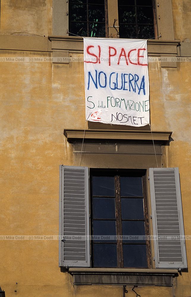 Peace banner Firenze Florence