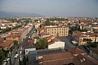 Pisa from the top of the leaning tower evening