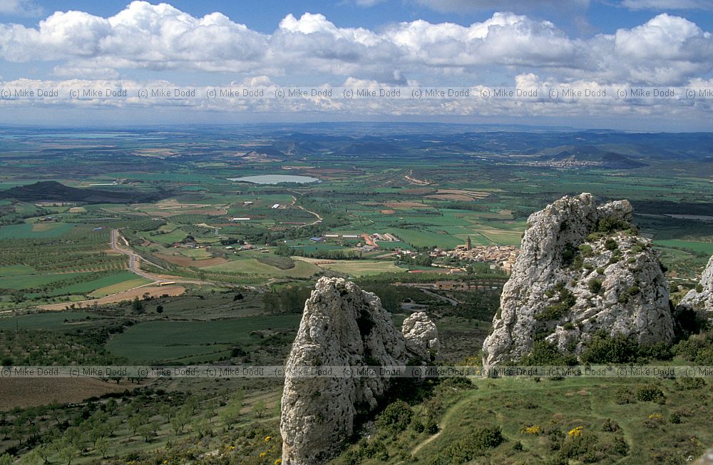 View from Loarre near Huesca