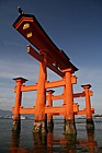 O-Torii gate to the Itsukushima shrine Miyajima Japan