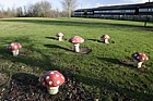 Mushroom sculpture, Milton Keynes