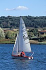 Sailing Caldecotte lake