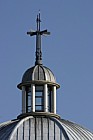 Cross on top of church of christ the cornerstone Milton Keynes