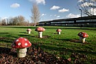 Mushroom sculpture, Milton Keynes