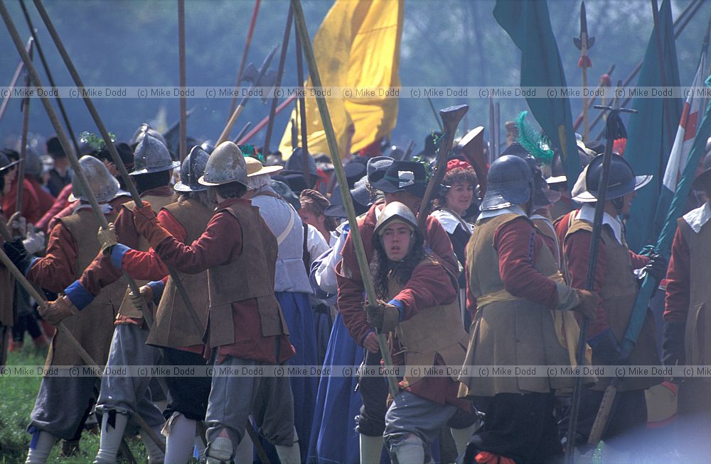 Battle re-enactment, Stony Stratford