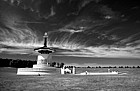 Peace pagoda blue sky Willen Milton Keynes