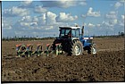Ploughing farmland Monkston park, Milton Keynes