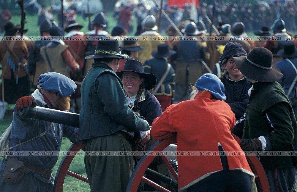 Battle re-enactment, stony stratford