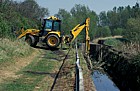 Ditch clearing walton lake Milton Keynes