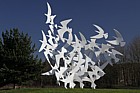 Wings of enterprise by Walter Richie 1991 Bird sculpture Milton Keynes