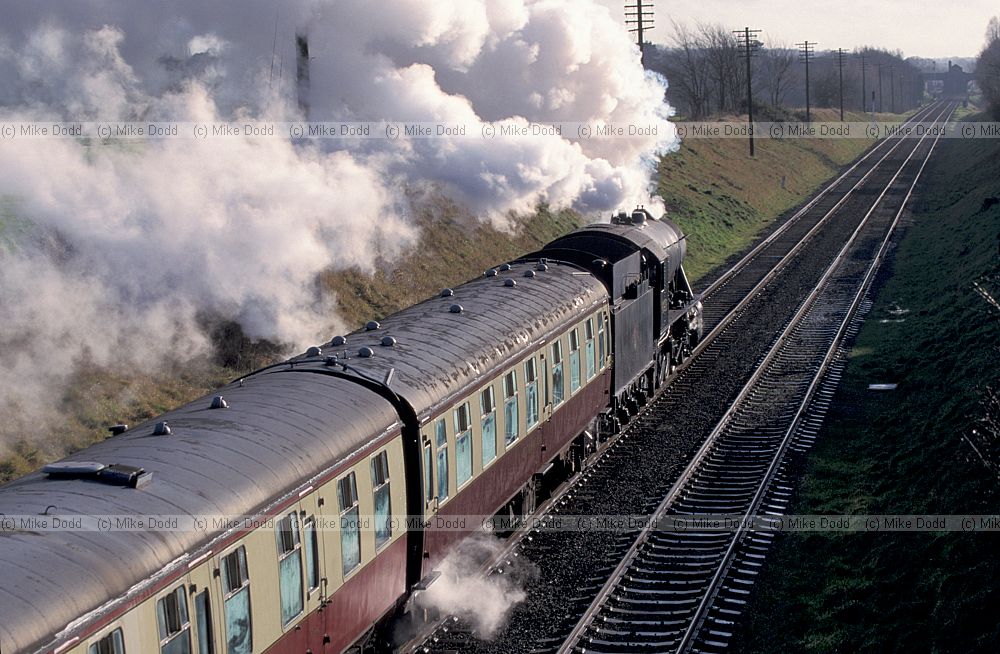 Steam train Great central railway near Quorn Leicestershire