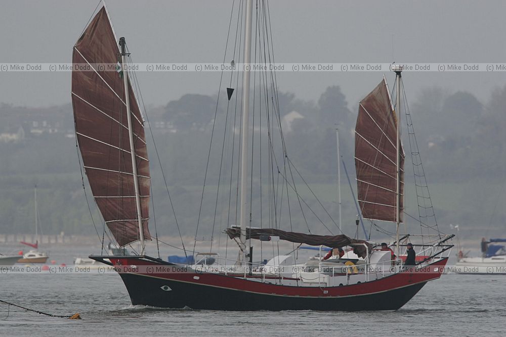 Sailboat exe estuary