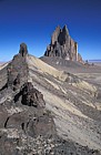 volcanic dyke Ship rock New Mexico