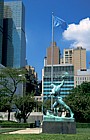 Let Us Beat Our Swords into Ploughshares by Soviet artist Evgeny Buchetich at the UN building New York