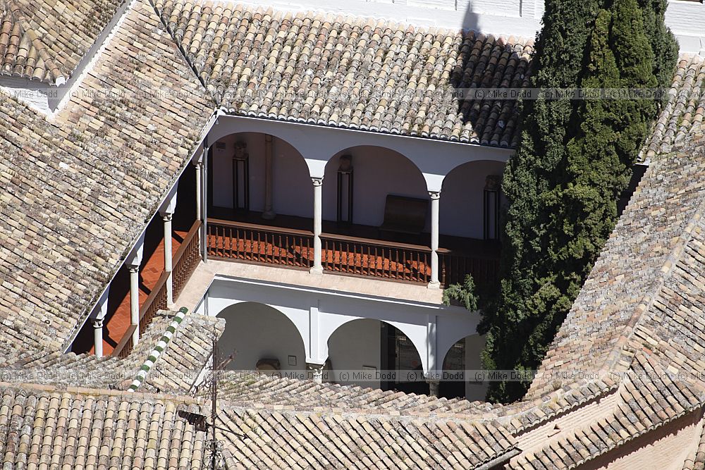 Albayzn area of Granada with medieval Moorish narrow streets
