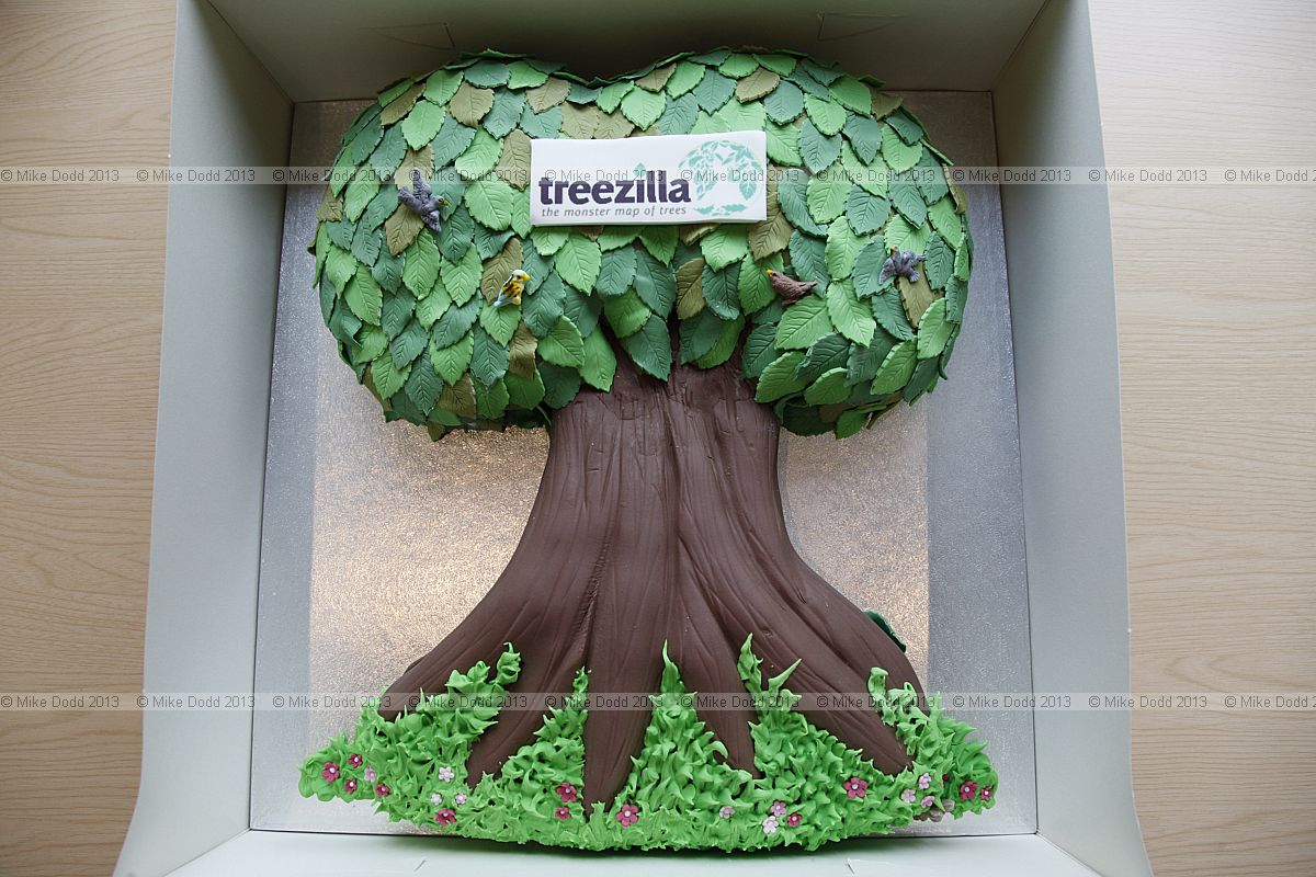 Treezilla tree cake