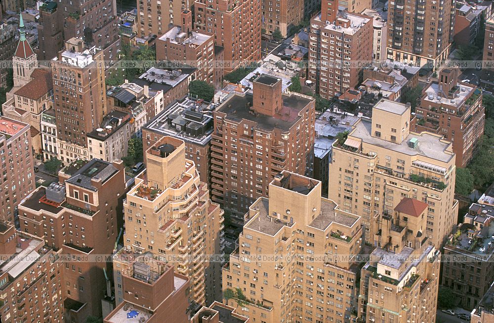 roofscape from Empire state building New York