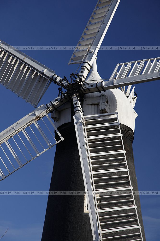 Burgh le Marsh windmill tower mill with 5 sails Lincolnshire