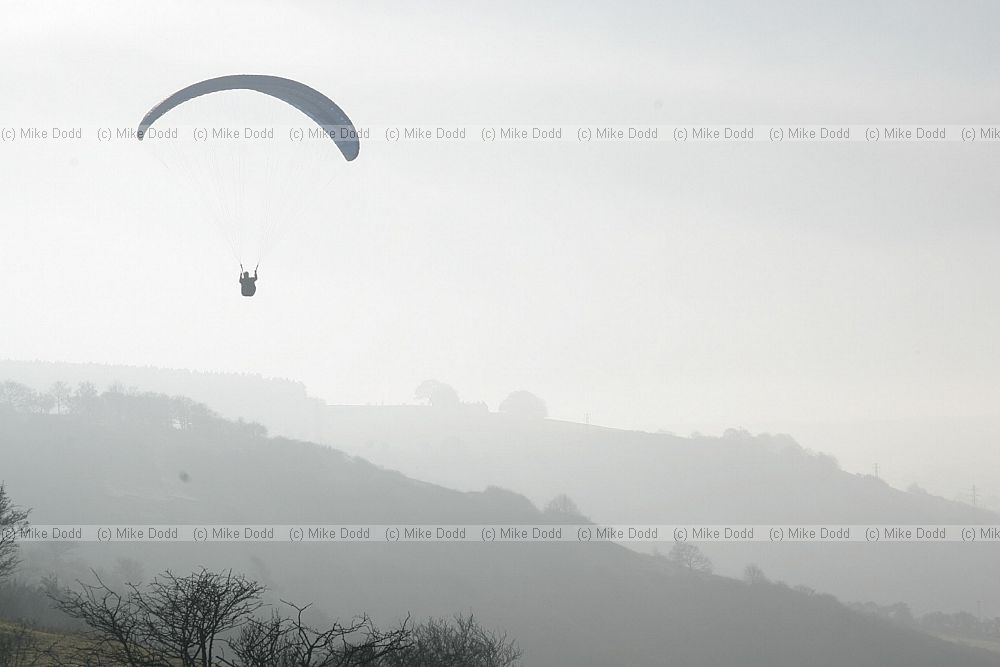 Paragliders Dunstable downs