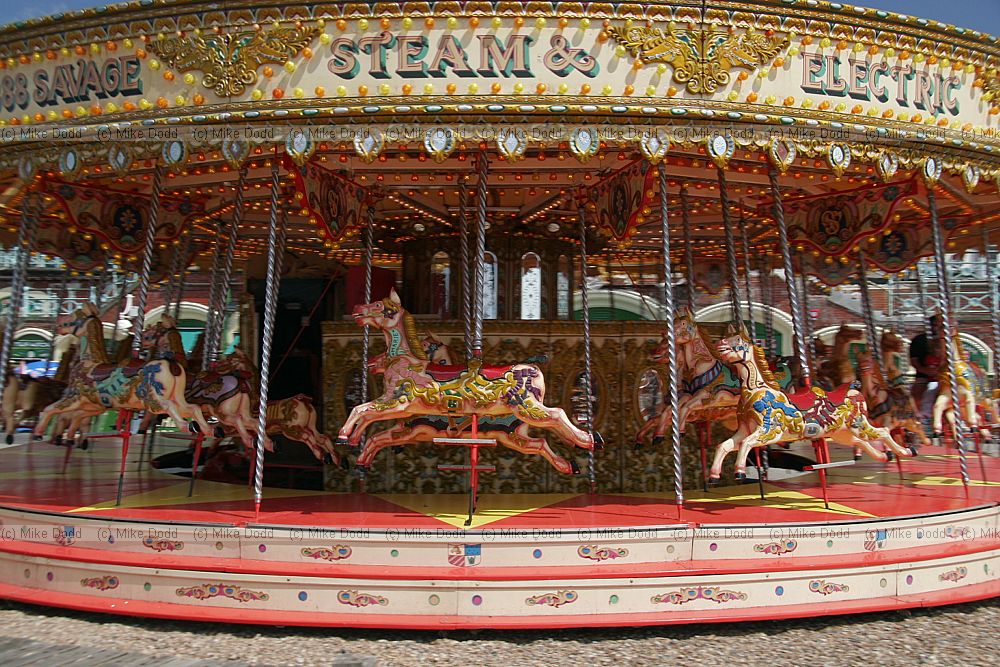 carosel on beach