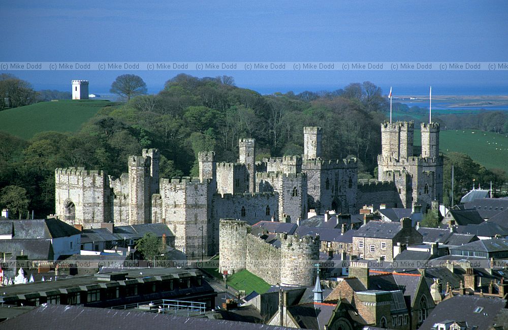 Caernarfon castle north Wales