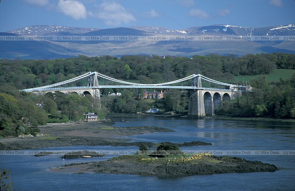 Menai bridge north Wales