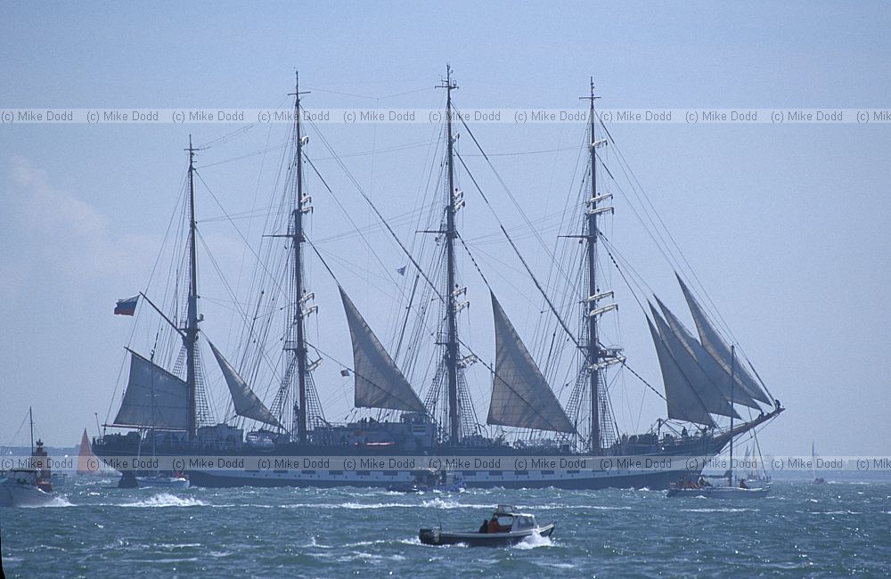 Tall ship Southampton (Russian training ship?)