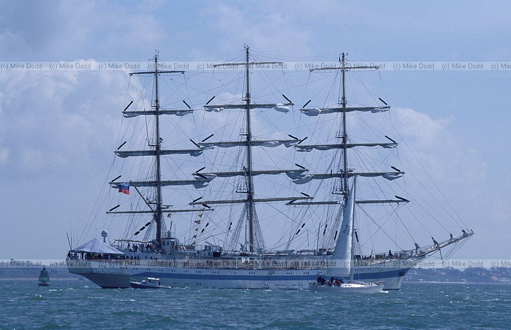 Tall ship Southampton (Russian training ship?)