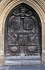 Bath Abbey door