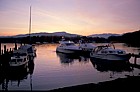 Evening boats Ambleside Lake District