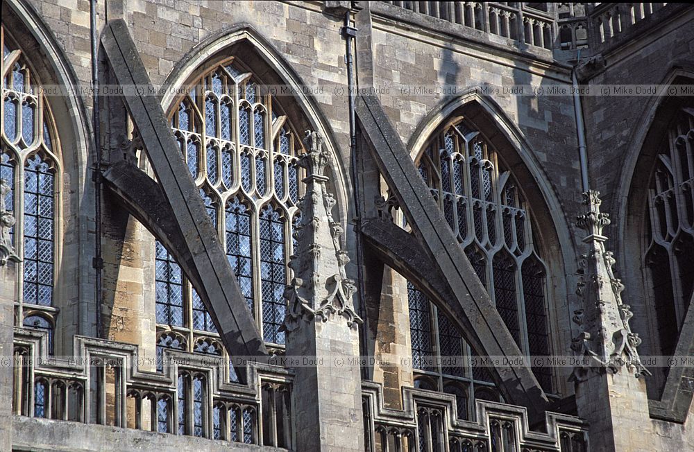 Flying butress Bath abbey