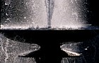 Fountain against the light Trafalgar square