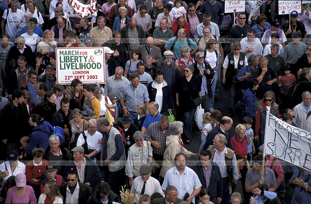 Countryside march London 2002
